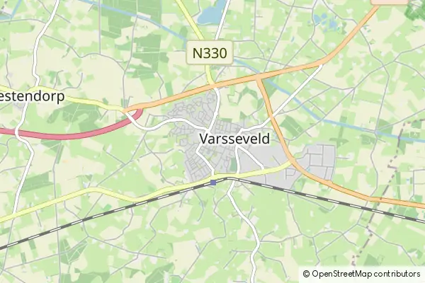 Mapa Varsseveld