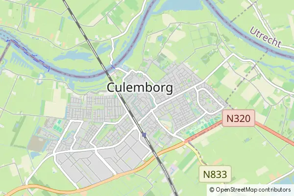 Mapa Culemborg