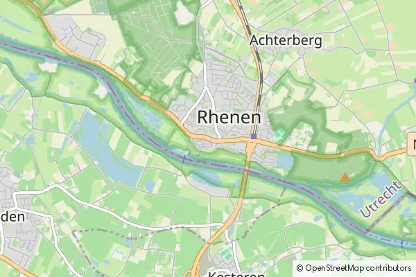 Mapa Rhenen