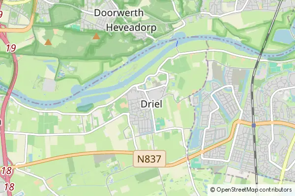 Mapa Driel