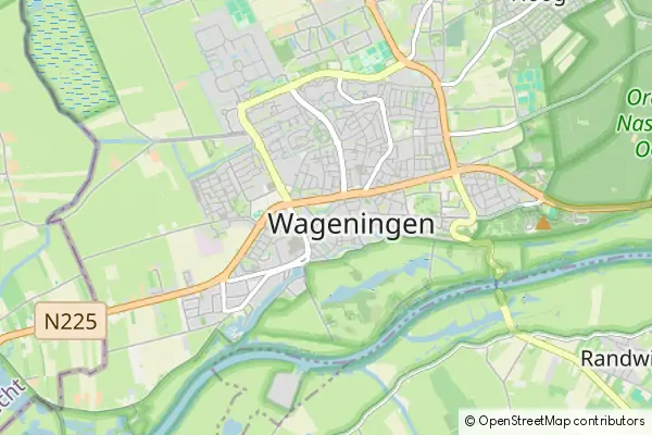 Mapa Wageningen