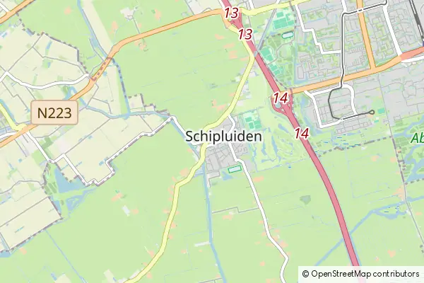 Mapa Schipluiden