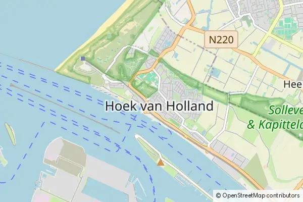 Mapa Hoek van Holland