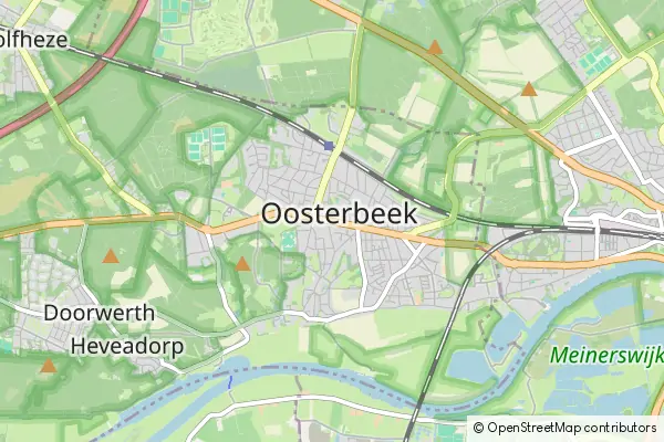 Mapa Oosterbeek