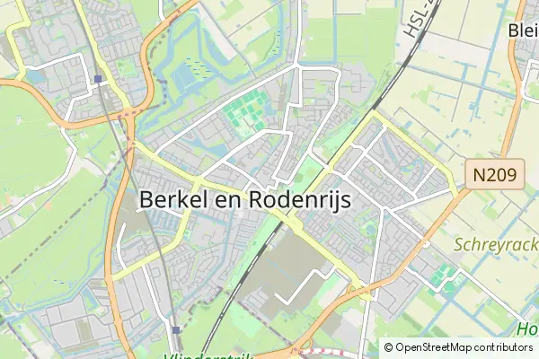 Mapa Berkel en Rodenrijs