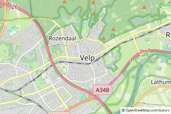 Mapa Velp