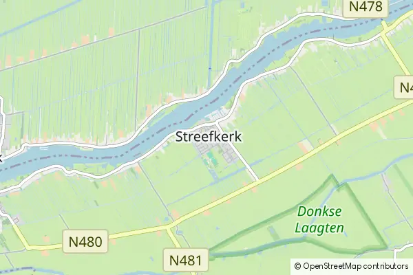 Mapa Streefkerk