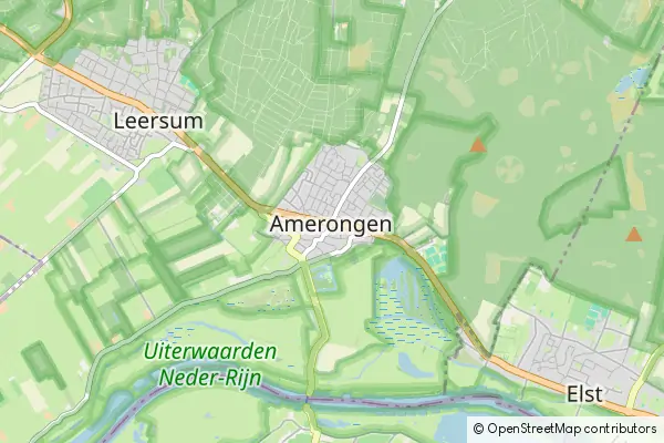 Mapa Amerongen