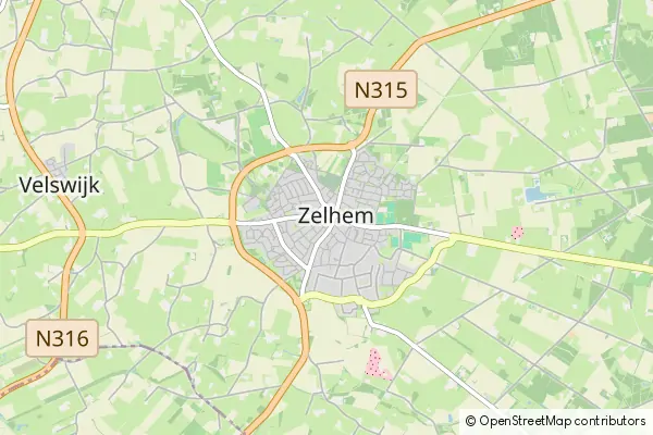 Mapa Zelhem