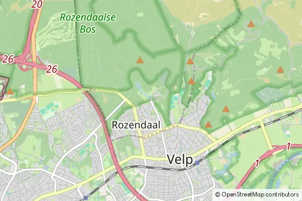 Mapa Rozendaal