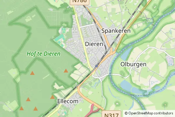 Mapa Dieren