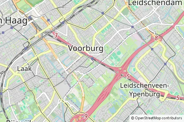 Mapa Voorburg