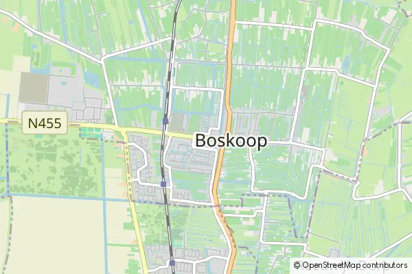 Mapa Boskoop