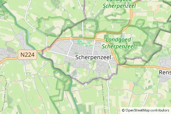 Mapa Scherpenzeel