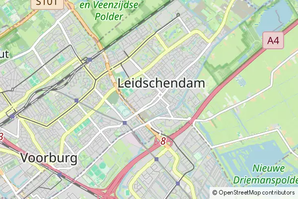 Mapa Leidschendam