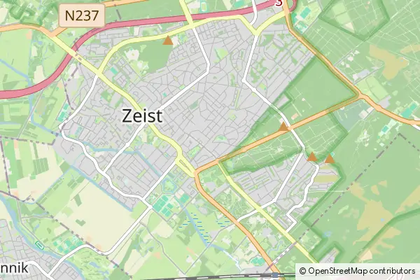 Mapa Zeist