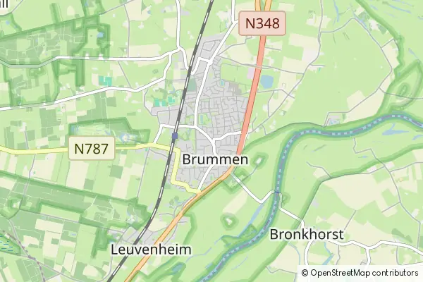 Mapa Brummen