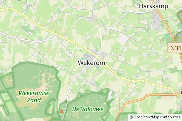 Mapa Wekerom