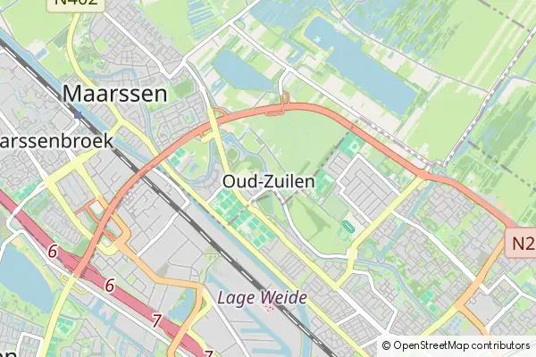 Mapa Oud-Zuilen