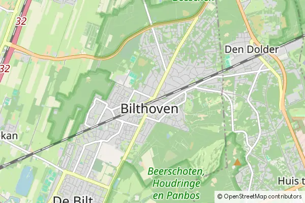 Mapa Bilthoven