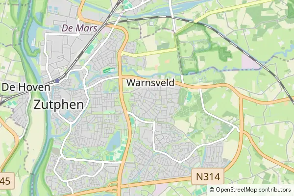 Mapa Warnsveld