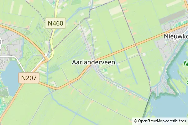 Mapa Aarlanderveen