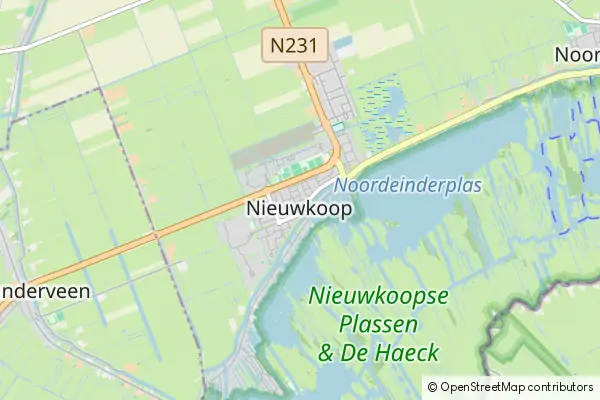 Mapa Nieuwkoop