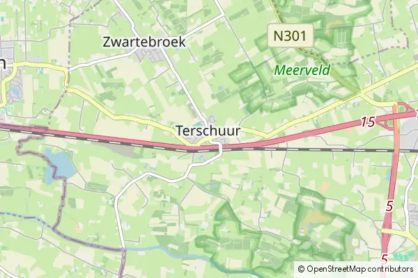 Mapa Terschuur