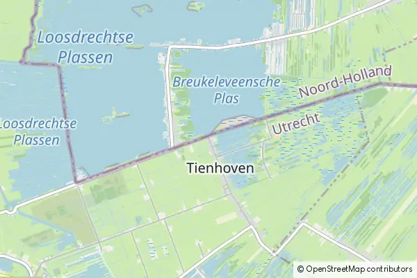 Mapa Tienhoven