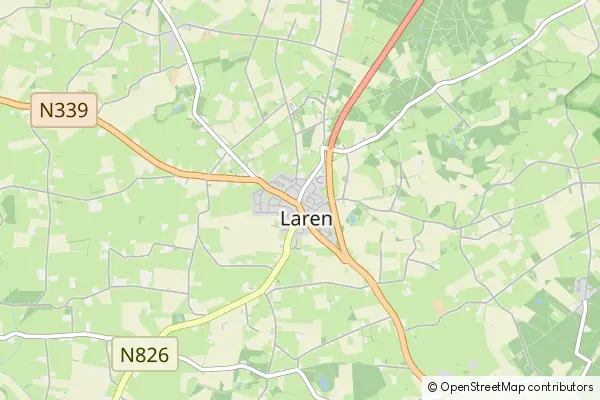 Mapa Laren