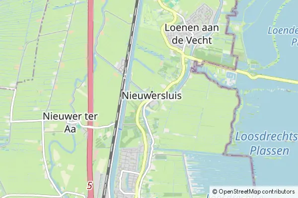 Mapa Nieuwersluis