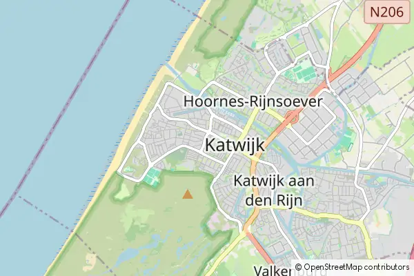 Mapa Katwijk