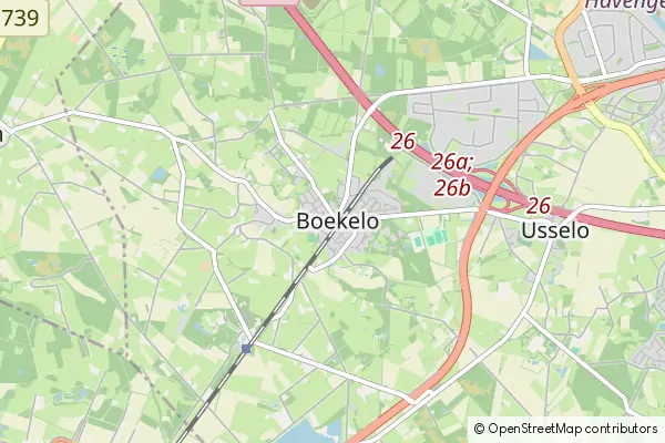 Mapa Boekelo