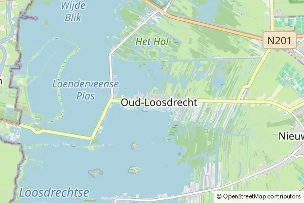 Mapa Oud-Loosdrecht