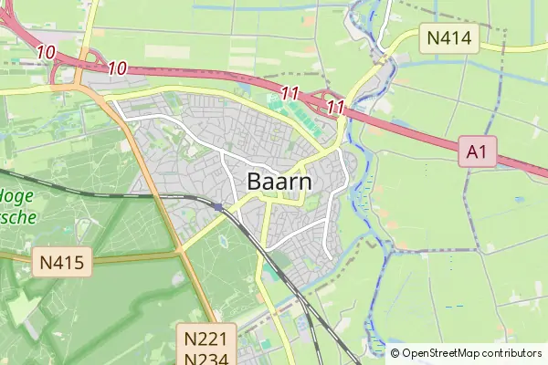 Mapa Baarn