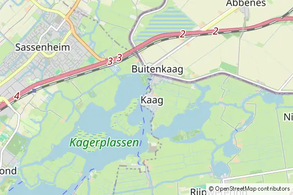 Mapa Kaag