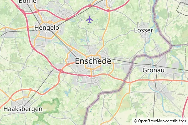 Mapa Enschede