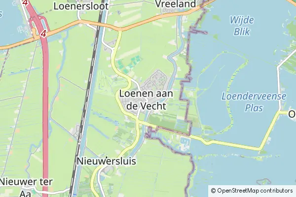 Mapa Loenen aan de Vecht