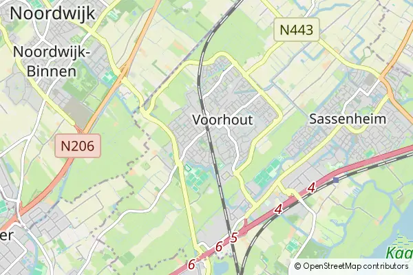 Mapa Voorhout