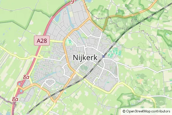 Mapa Nijkerk