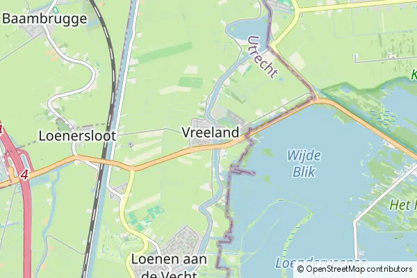 Mapa Vreeland