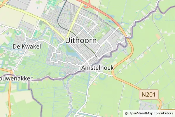 Mapa Uithoorn