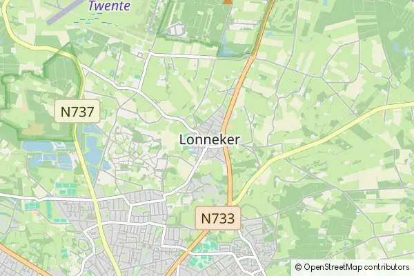 Mapa Lonneker