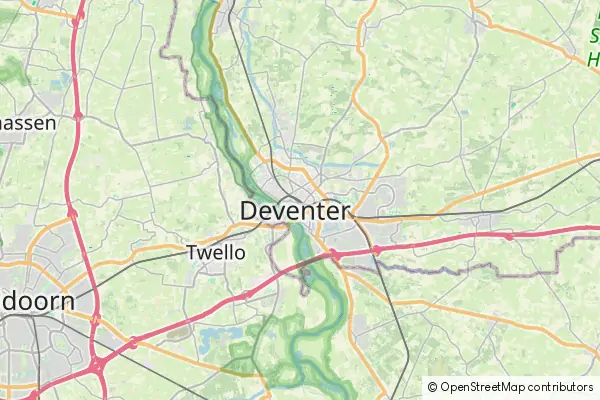 Mapa Deventer