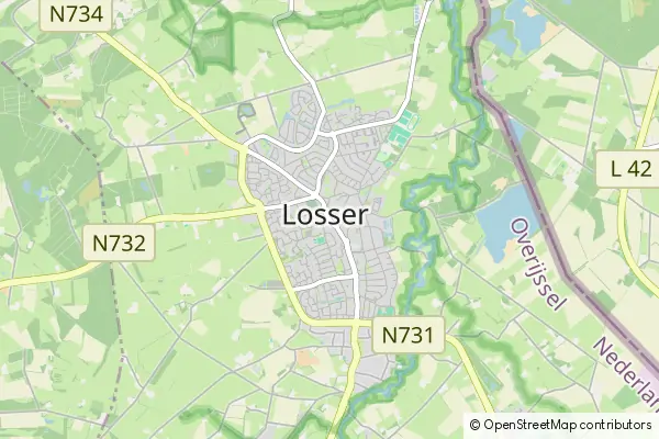 Mapa Losser