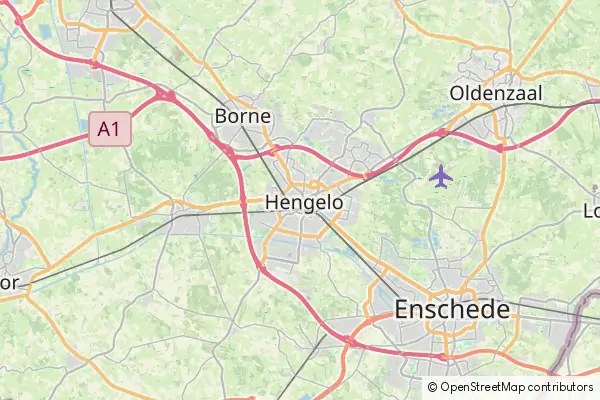 Mapa Hengelo