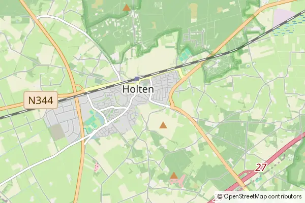 Mapa Holten