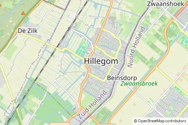 Mapa Hillegom