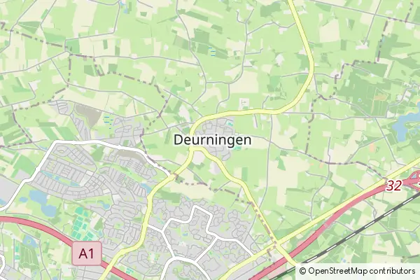 Mapa Deurningen