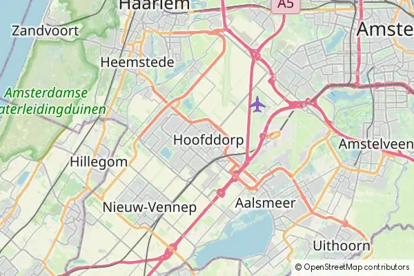 Mapa Hoofddorp